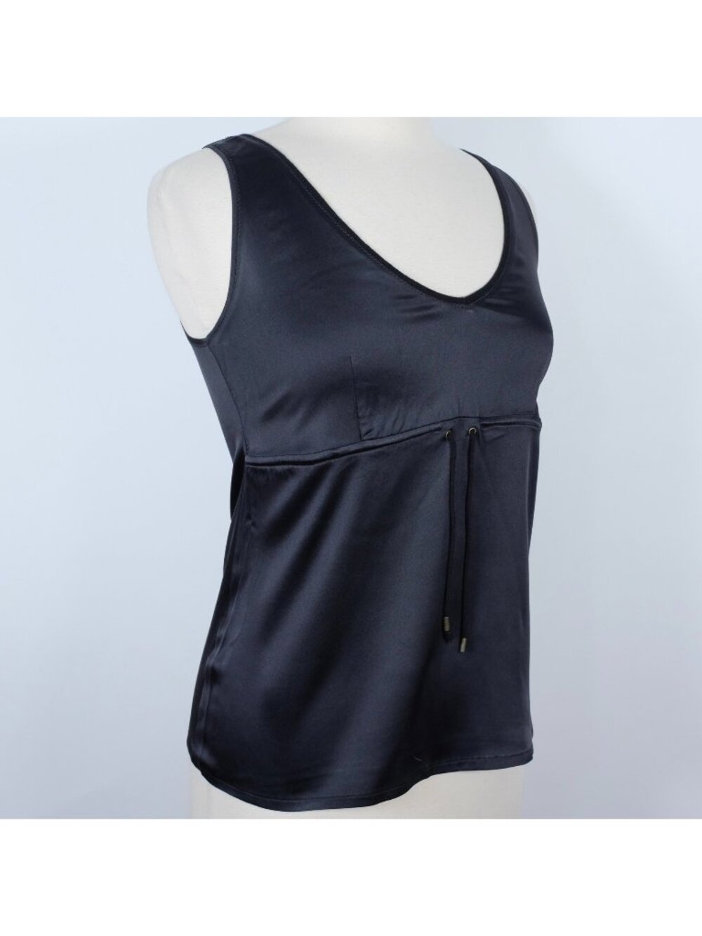 Brunello Cucinelli sz M top T shirt vest tank blouse silk cashmere silk